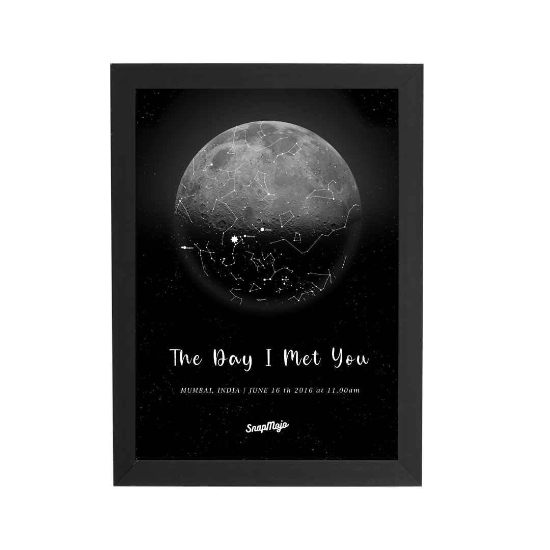 Personalized Moon Star Map