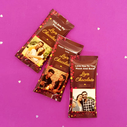 Personalized Dairy Milk Silk Wrapper with Original Silk Chocolate inside (Pack of 3)