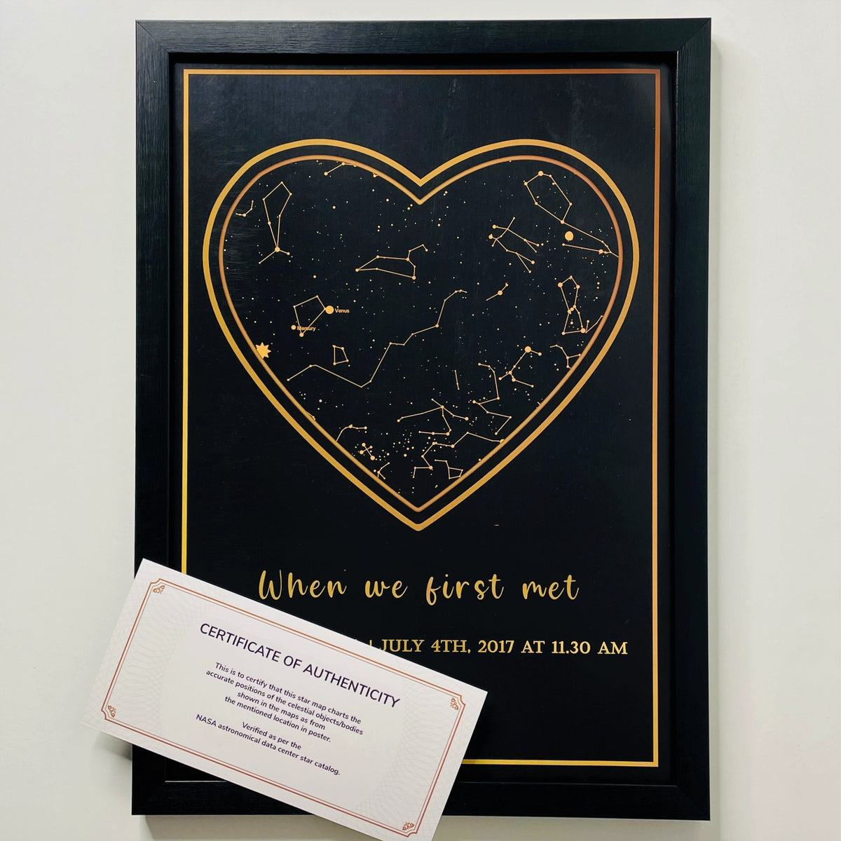 Personalized Love Star Map