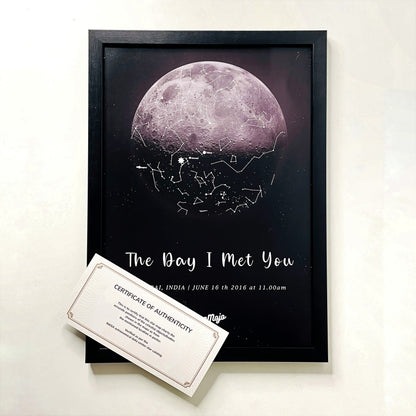 Personalized Moon Star Map
