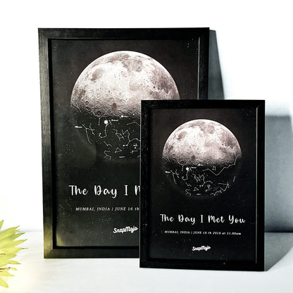 Personalized Moon Star Map