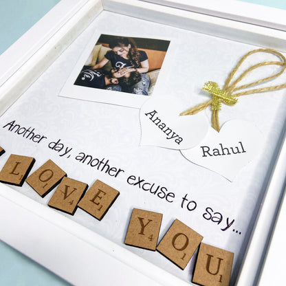 Scrabble Photo Frame